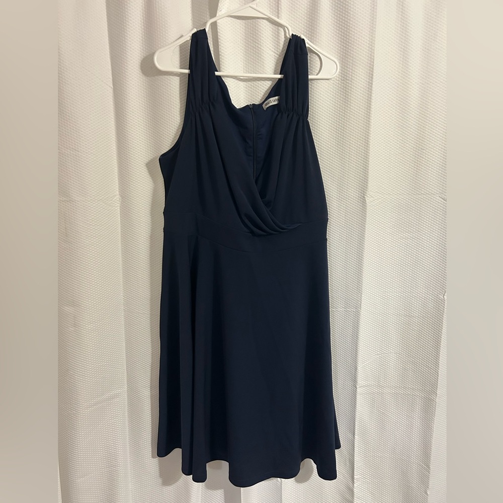 Grace Karin Dark Blue Mini Dress
